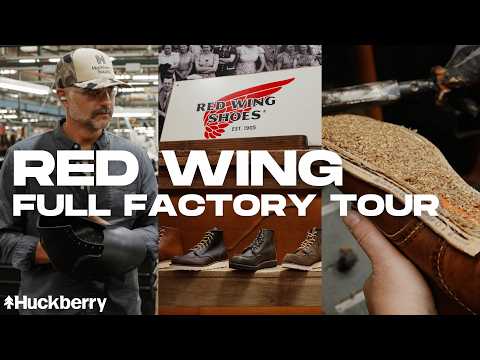 Видео: Нам удалось эксклюзивно заглянуть на американскую обувную фабрику Red Wing | История бренда: Red ...