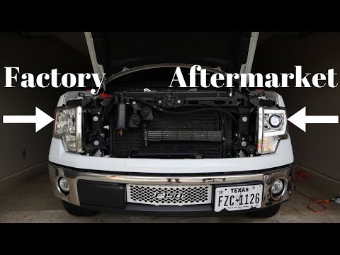 Видео: Установка кастомных фар F-150 09-14