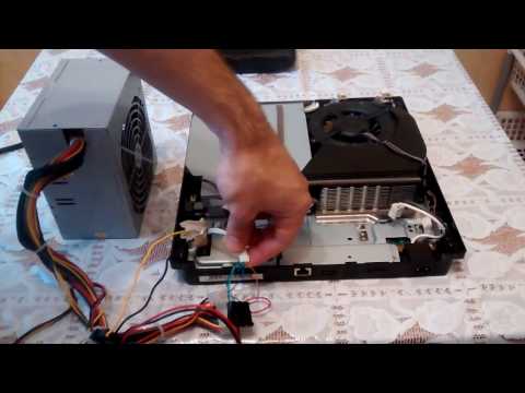 Видео: Замена блока питания PS3 Slim и как подключить компьютерный ATX блок питания
