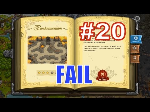 Видео: Прохождение KINGDOM RUSH - Pandaemonium [3 Звезды] FAIL- ПОЗОР :)