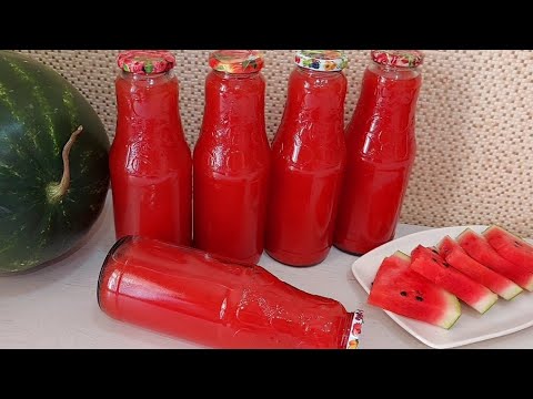 Видео: Вот так я СОХРАНЯЮ АРБУЗНЫЕ СОКИ НА Новый Год! ВКУСНЕЕ, ЧЕМ СВЕЖИЕ АРБУЗЫ!! #назиму #арбуз