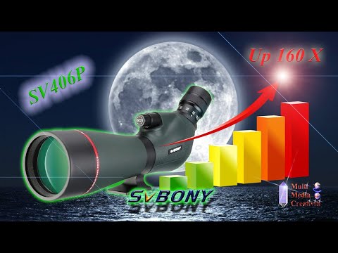 Видео: Разгон зума зрительной трубы SVBONY SV406P ED !!!
