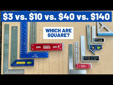 Видео: Насколько квадратны мои квадраты? Тестируем 10 разных квадратов от 3 до 140 долларов с помощью пр...