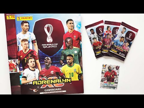 Видео: Panini FIFA World Cup QATAR 2022 Adrenalyn XL Панини Чемпионат Мира КАТАР 2022 Адреналин XL