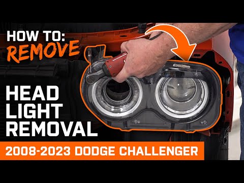 Видео: Как снять штатные фары | Dodge Challenger 2008-2023