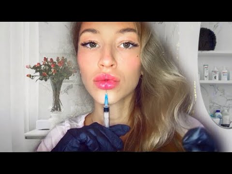 Видео: ASMR Увеличу Тебе Губки | Близкий Шепот | ASMR Lip Injection RP