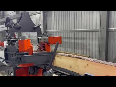 Видео: Лесопильная линия ТРИУМФ в работе на реальном производстве в Вологодской области