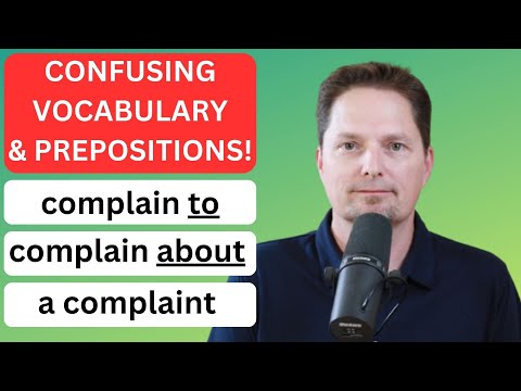 Видео: НЕЗАПУТАННЫЕ ПРЕДЛОГИ И ЛЕКСИКА: ЖАЛОВАТЬСЯ НА, ЖАЛОВАТЬСЯ НА, ПОДАВАТЬ ЖАЛОБУ/ГОВОРИТЬ ХОДЯЧО