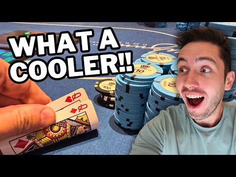 Видео: ОГРОМНЫЙ круче!! Фулл-хаус против фулл-хауса в банке на 6500 долларов!!