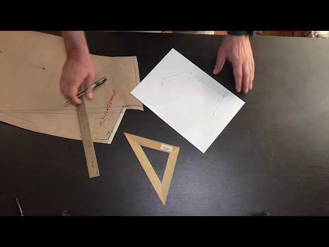 Видео: конструкция и раскрой воротника мужского  пиджака