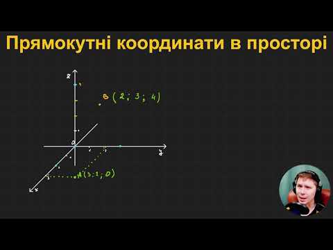 Видео: 10Г3.1. Прямокутні координати в просторі