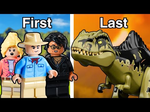 Видео: Я построил все фильмы «Парк Юрского периода» из Lego