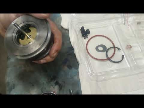 Видео: сборка турбины 4д56 замена вала