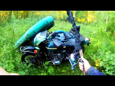 Видео: На УРАЛЕ С КОЛЯСКОЙ еду на РЫБАЛКУ ЗА ГОРОД\In the URALS with a STROLLER going FISHING in theCOUNTRY