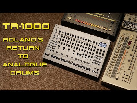 Видео: TR-1000: возвращение Roland к аналоговым барабанам