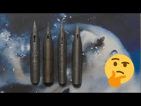 Видео: Купил чертежные перья СССР, смотрю что попалось