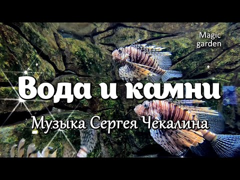 Видео: Вода и камни - Музыка Сергея Чекалина