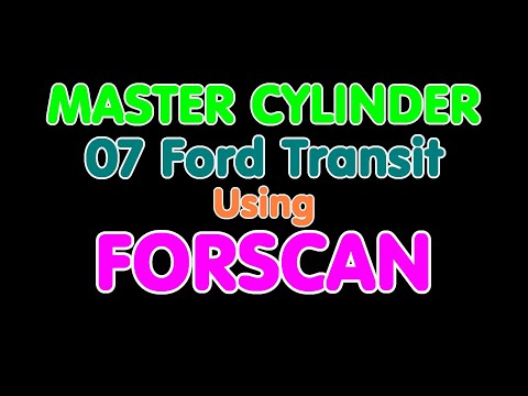 Видео: Ford Transit Mk7. Главный тормозной цилиндр. FORSCAN для прокачки тормозов.