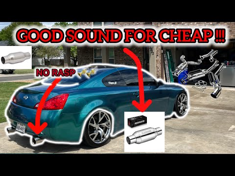 Видео: КАК СДЕЛАТЬ, ЧТОБЫ ВАШ G37 VQ ЗВУЧАЛ ХОРОШО ЗА ДЕНЬГИ (БЕЗ ДРОЖЖИ)