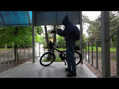 Видео: Кисловодск. Неудачная велопрогулка по городу, попал в ливень.31 мая 2025 г. 4К 50fps.