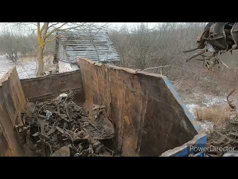 Видео: Работа на ломовозе.Металл со старой свалки
