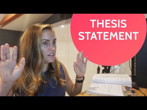 Видео: Написание тезиса: разбор эссе из 5 абзацев