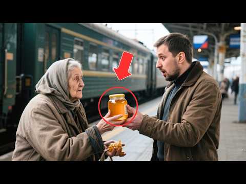 Видео: Мужик купил у старушки на вокзале мёд для больной дочери, а когда открыл банку - замер в удивлении
