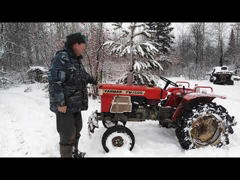 Видео: Перегрев японского мини трактора YM 1500.