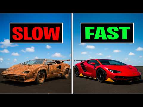 Видео: каждый раз, когда я РАЗБИВАЮСЬ, моя LAMBORGHINI становится БЫСТРЕЕ...