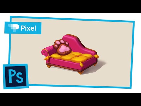 Видео: Рисуем диван в Adobe Photoshop (+проверка работ)