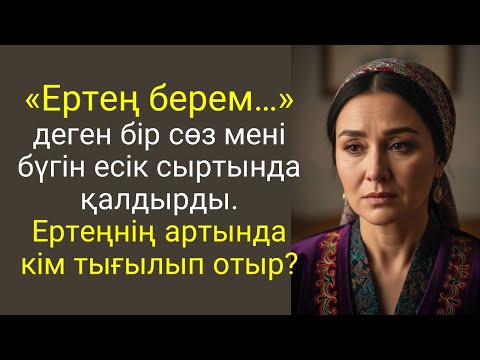 Видео: «Ертең берем…» деген бір сөз мені бүгін есік сыртында қалдырды  Ертеңнің артында кім тығылып отыр