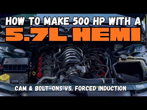 Видео: Как получить 500 л.с. с двигателем HEMI 5,7 л (425+ л.с.) | Наддув против распредвала и компонент...