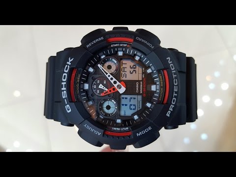 Видео: САМЫЕ ПОКУПАЕМЫЕ ДЖИ ШОК. Обзор и настройка Casio GA-100-1A4 (Review and setting)