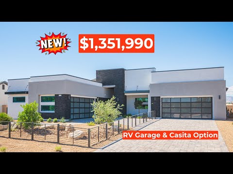 Видео: Внутри этого нового роскошного дома Pinnacle стоимостью 1 351 990 долларов в Лас-Вегасе