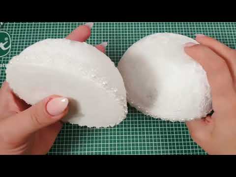 Видео: Подставка для колец виде корзинки Stand for rings #Marine_DIY_Guloyan