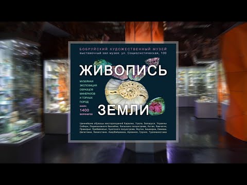 Видео: "Живопись Земли" - экспозиция минералов и горных пород в Бобруйском художественном музее