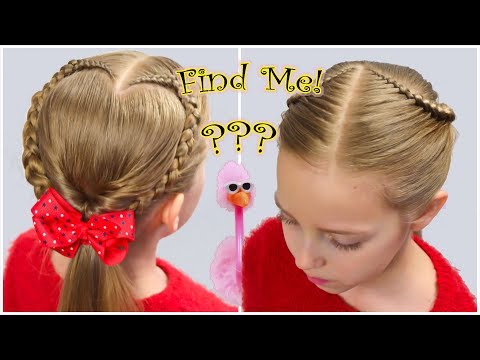 Видео: Прическа "СЕРДЦЕ" из волос 💕 Valentine's Day 💕 Прически для девочек | LittleGirlHair #101