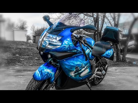 Видео: Обзор моего мотоцикла BMW K1300S. Расписной спорт-турист. #мотоцикл