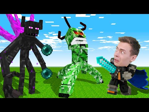 Видео: Мобы Титаны в Майнкрафт