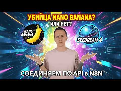 Видео: 🍌SEEDREAM 4 vs NANO BANANA API в n8n. Кто лучше? Проверим 🍌