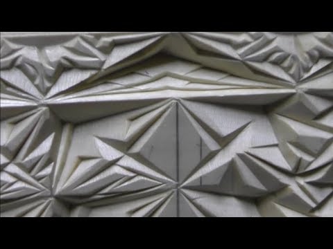 Видео: Wood carving. Уроки резьбы по дереву. #Adolf_Yurev Геометрическая резьба