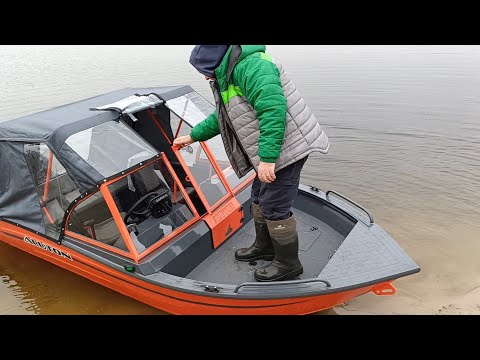 Видео: Первый выход на воду на ALUTON 390 Fish