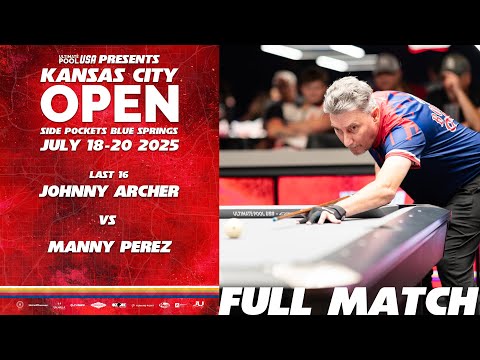 Видео: Джонни Арчер против Мэнни Переса | 1/8 финала | Открытый чемпионат Канзас-Сити