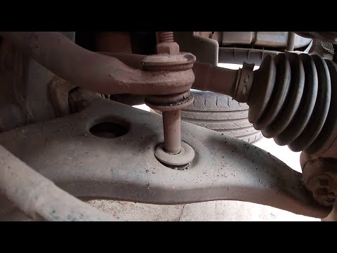 Видео: Mitsubishi Lancer 9 // Замена стоек стабилизатора