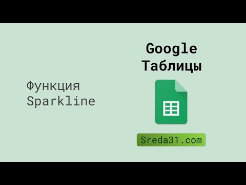 Видео: Функция Sparkline в Google Таблицах