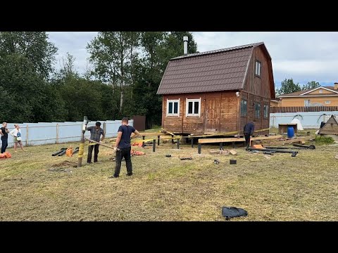 Видео: "ВОЛОКОЛАМСК" | Типовое передвижение дома за 1 день. 🏠💨