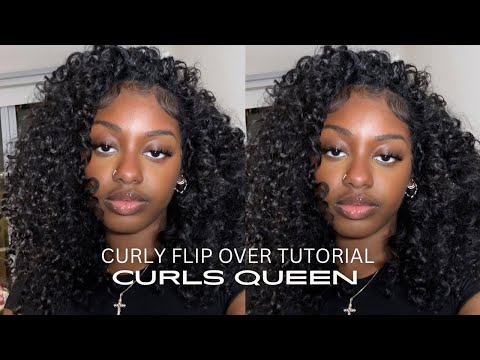 Видео: Урок быстрого плетения с переворотом вьющихся волос (Ft. Curls Queen)