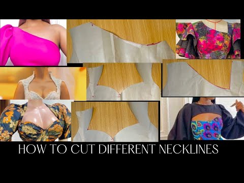 Видео: Различные виды стильных/модных вырезов для женской одежды/платьев/изделий