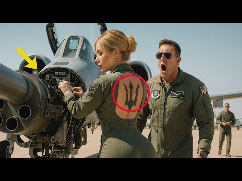 Видео: Она просто чинила пушку A-10 — пока полковник не увидел её тайную татуировку… и не побледнел.