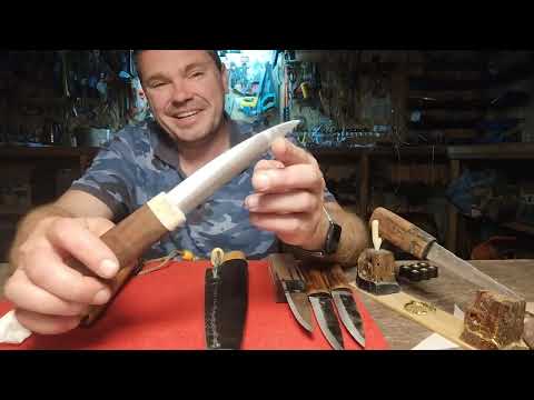 Видео: Необычные широкие Эвенкийские ножи